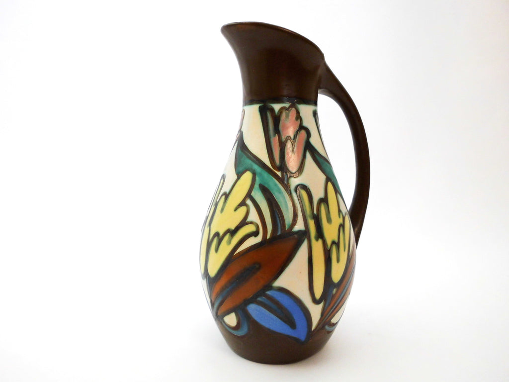Pitcher/Vase C.M. BERGEN 778L Mons Belgium 1920-1930's –