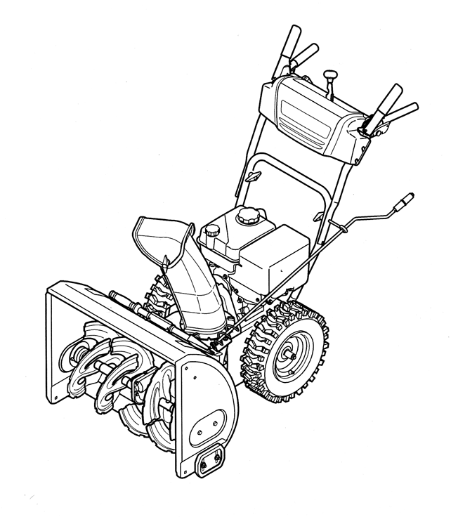 snow blower pull cord length