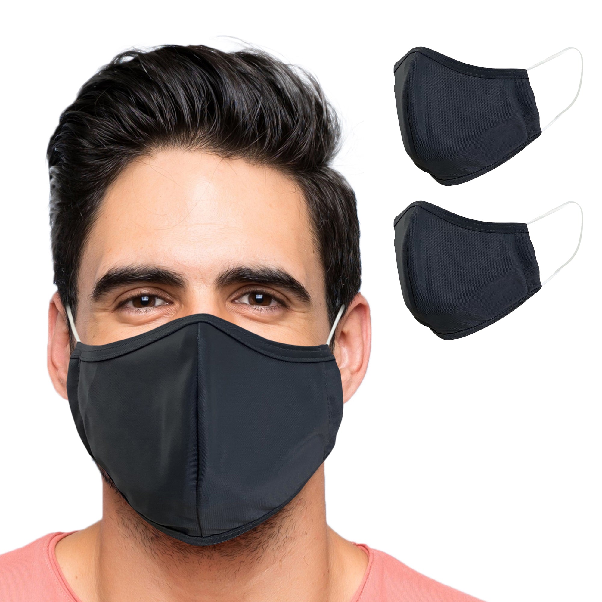 Plain Reusable Face Mask for Adults (2-pack) - Primeware Inc.