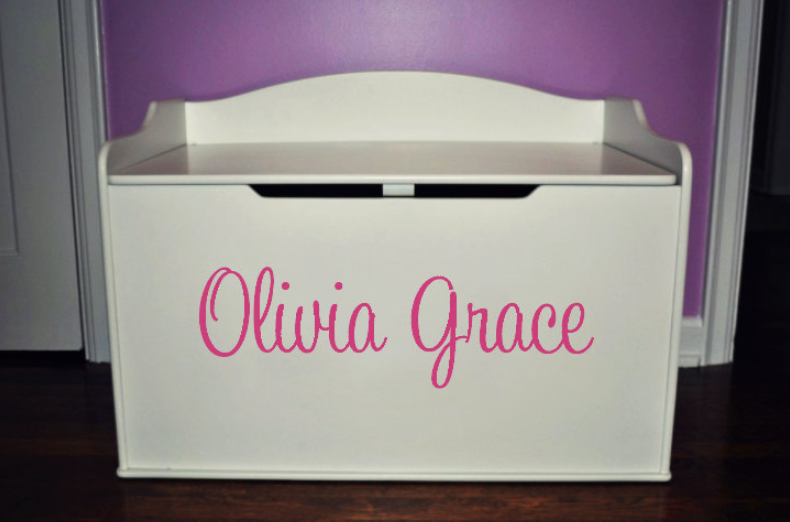 childrens toy box with name