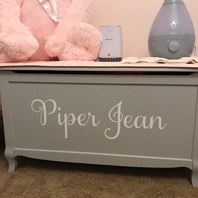 childrens toy box with name