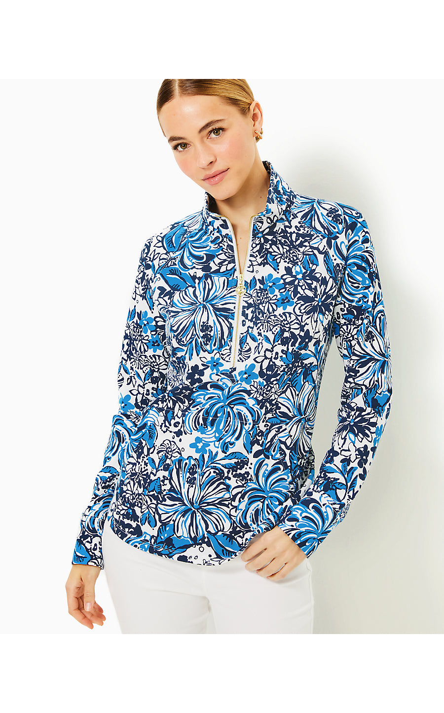 UPF 50+ SKIPPER POPOVER - LOW TIDE NAVY - PANDARAMA