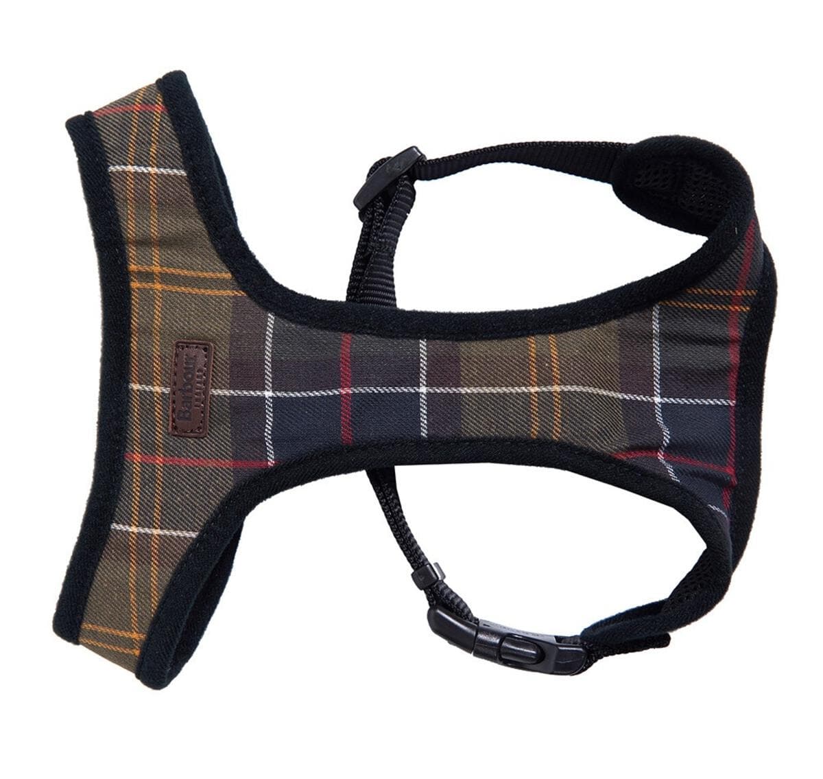 barbour tartan step in dog harness