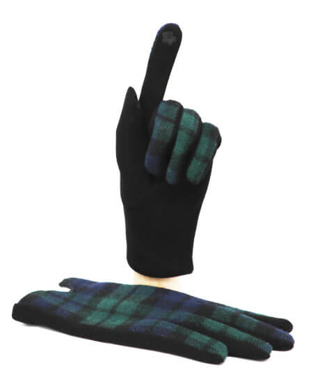 Hiems, Black Leather & Wool Gloves, In stock!