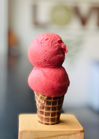 strawberry sorbet Revival Ice Cream