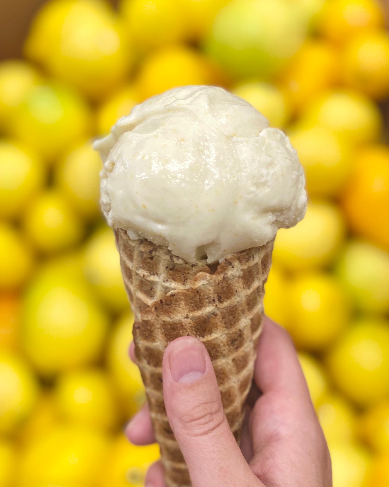 vegan ice cream summer lemonade
