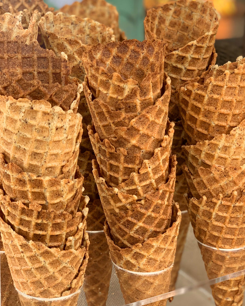 Milk Chocolate Mini Waffle Cones