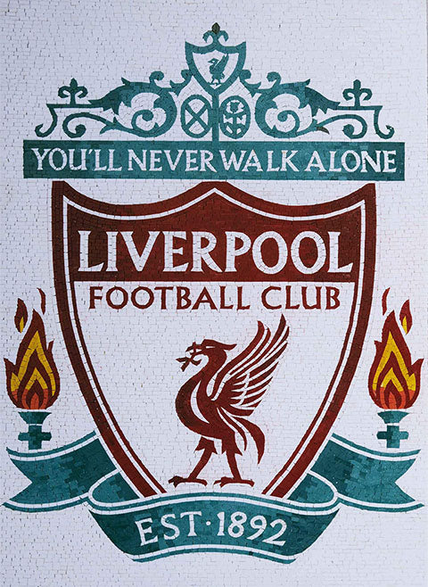 Liverpool Football Club - Custom Mosaic Art