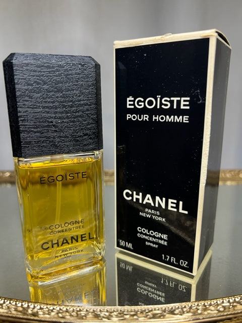 Egoiste Chanel cologne concentree 100 ml. Vintage 1992. Sealed bottle – My  old perfume