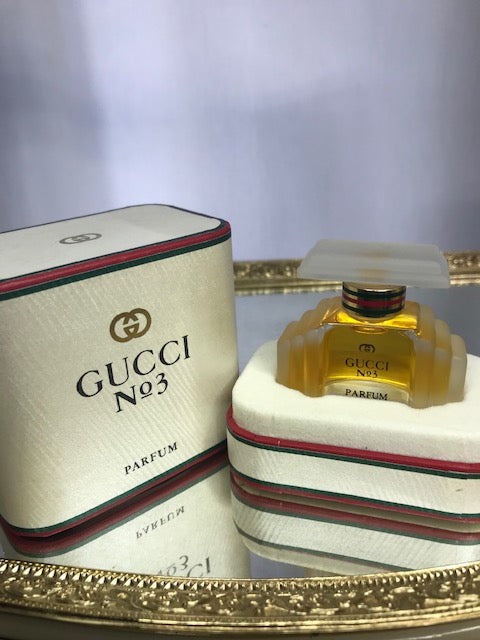 Excavación novia Indulgente Gucci No 3 pure parfum 7,5 ml. Rare, vintage. Sealed – My old perfume