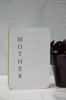 Mother Wood Sign