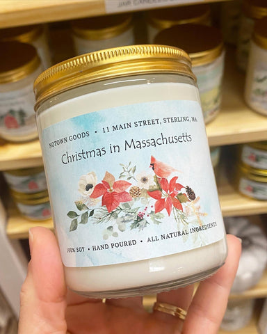 Christmas in Massachusetts Candle