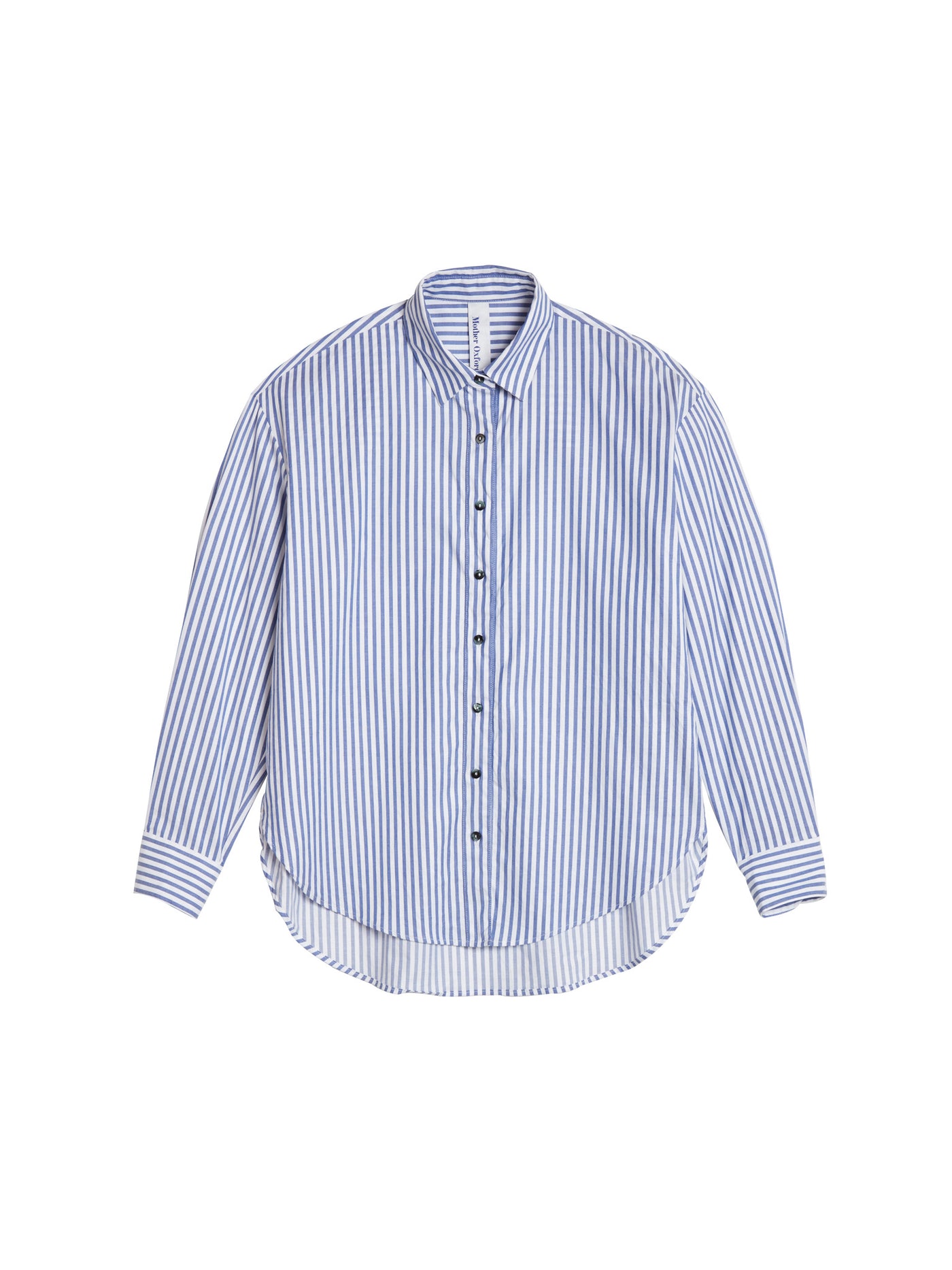 Mother Oxford Performance Button Up White Oxford Shirt for Moms
