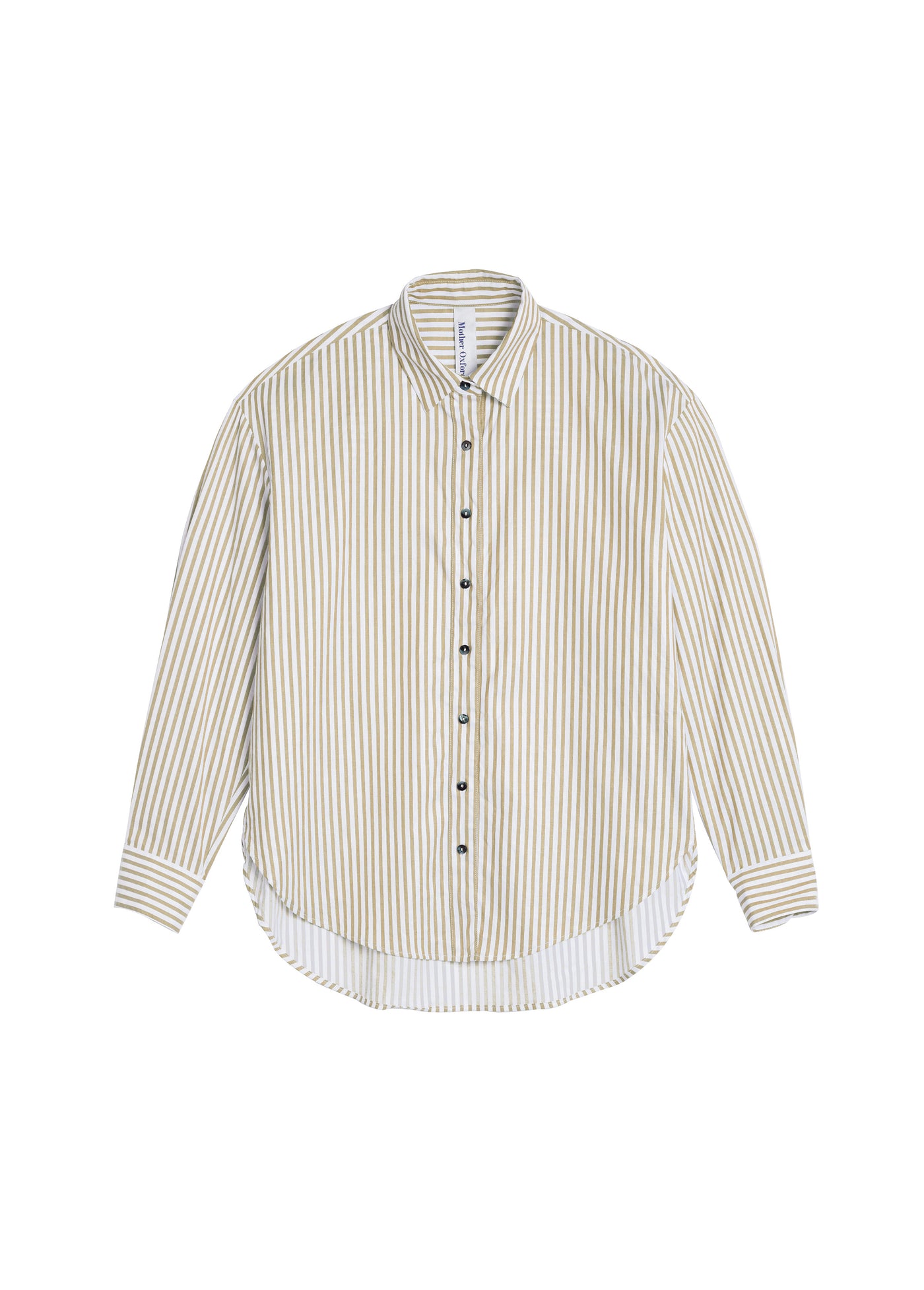 Mother Oxford Performance Button Up White Oxford Shirt for Moms