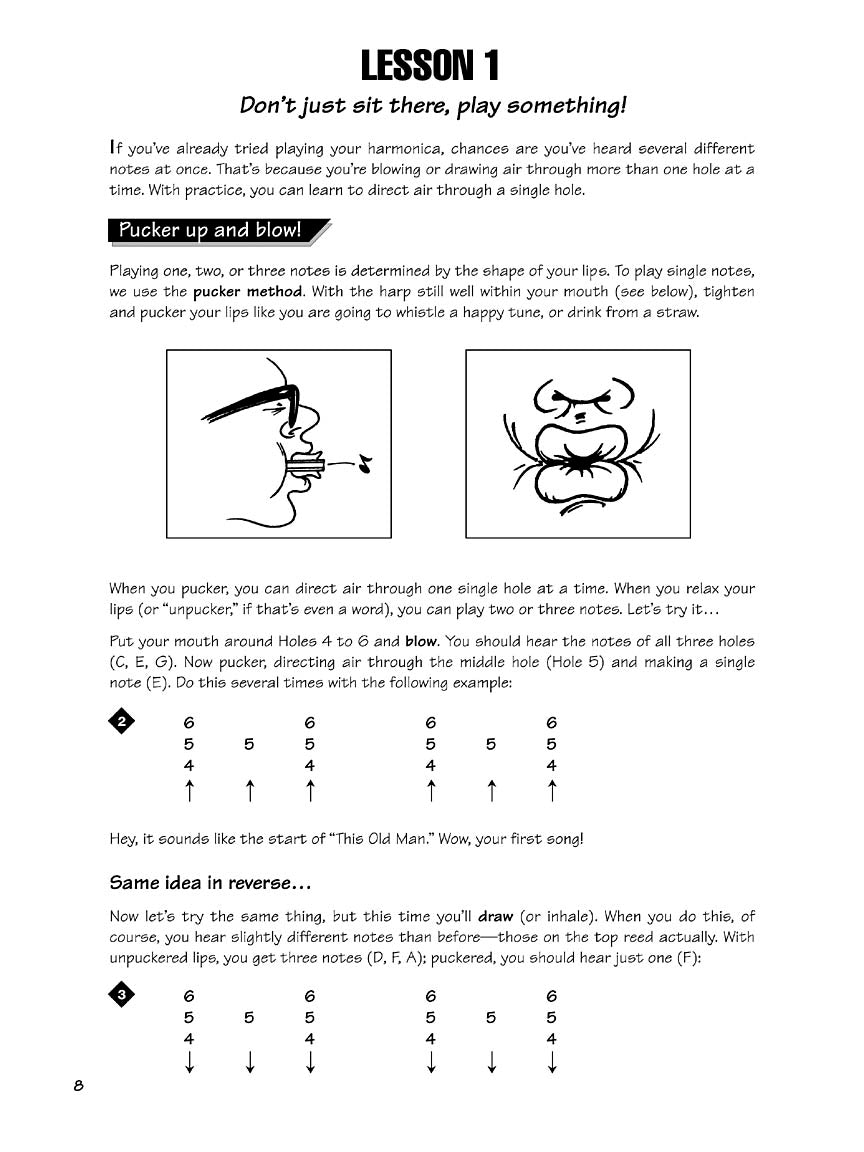 Harmonica Beginners: Easy How To Play Guide Book, Techniques, Songs,  Jamming Tutorial (1113826)