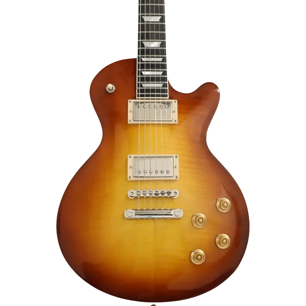 Caraya SEG-272VS Semi-Hollow Electric Guitar Vintage Sunburst