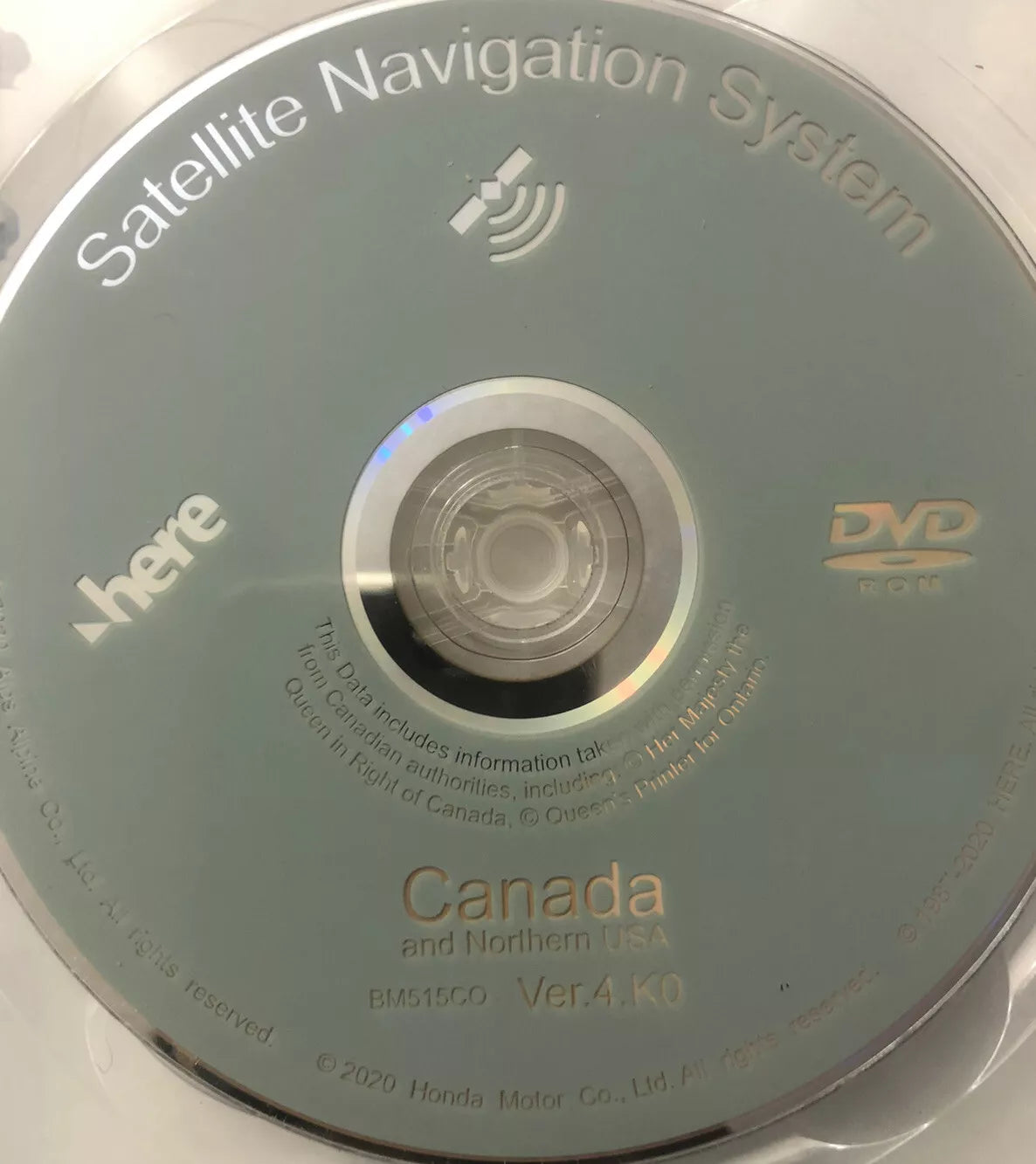 2007 2008 2009 Acura MDX TSX RL RDX GPS Navigation DVD Canada Map v2021 Update