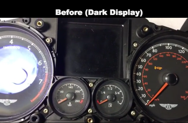 Repair Service For Bentley Continental Gt Instrument Speedometer Clust German Audio Tech