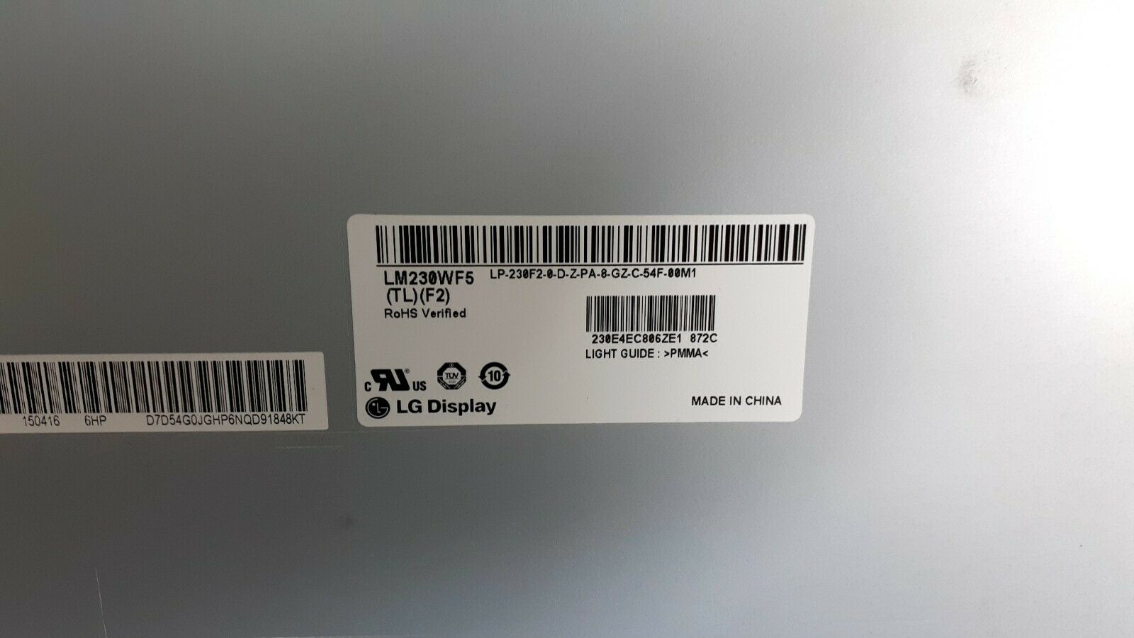 YHtech適用修理交換用20 インチ LM200WD3 (TL)(F2) LM200WD3 TLF2 液晶