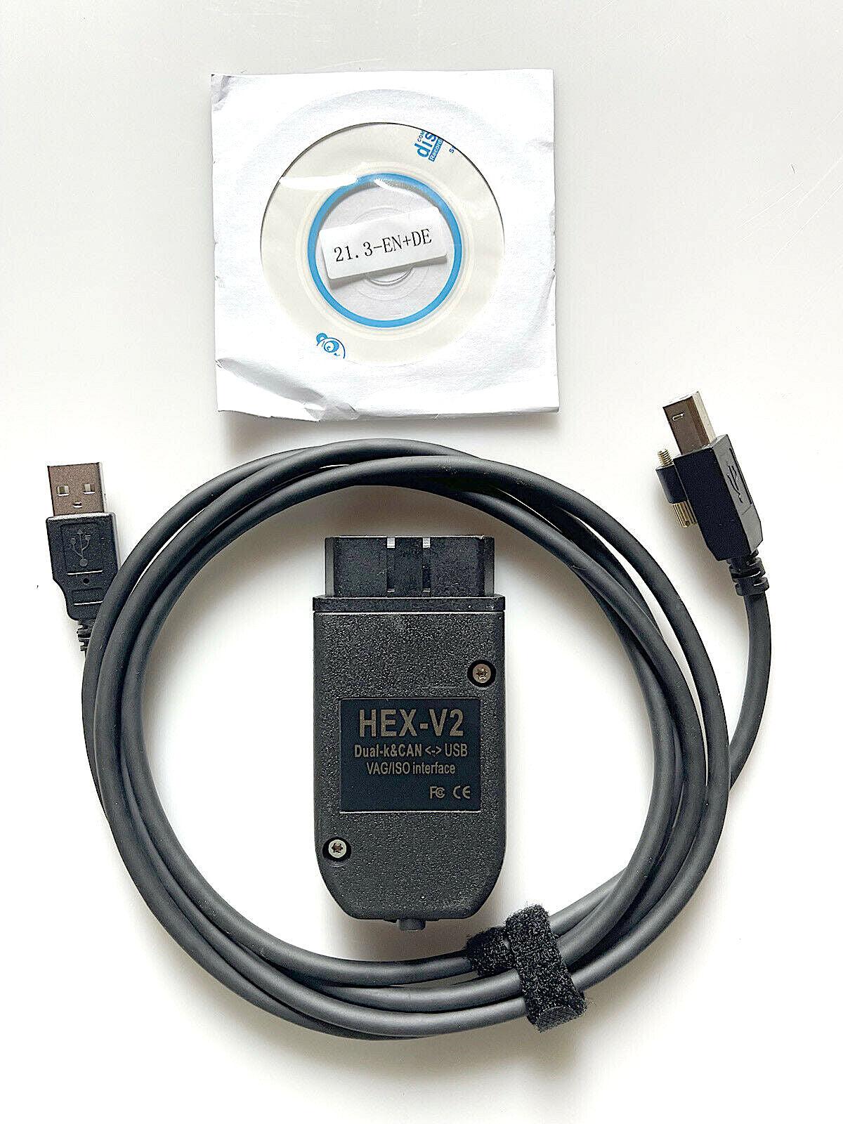 VCDS Vag Com 21.3.0 21.3 HEX USB OBD 2 Scanner Programming Tool – Audio Tech