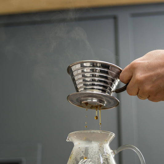 Kalita Wave 185 Pro Pour Over Coffee Kit - Stainless Steel