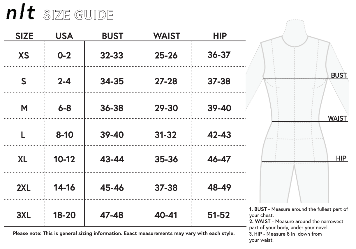 Size Guide – NLT