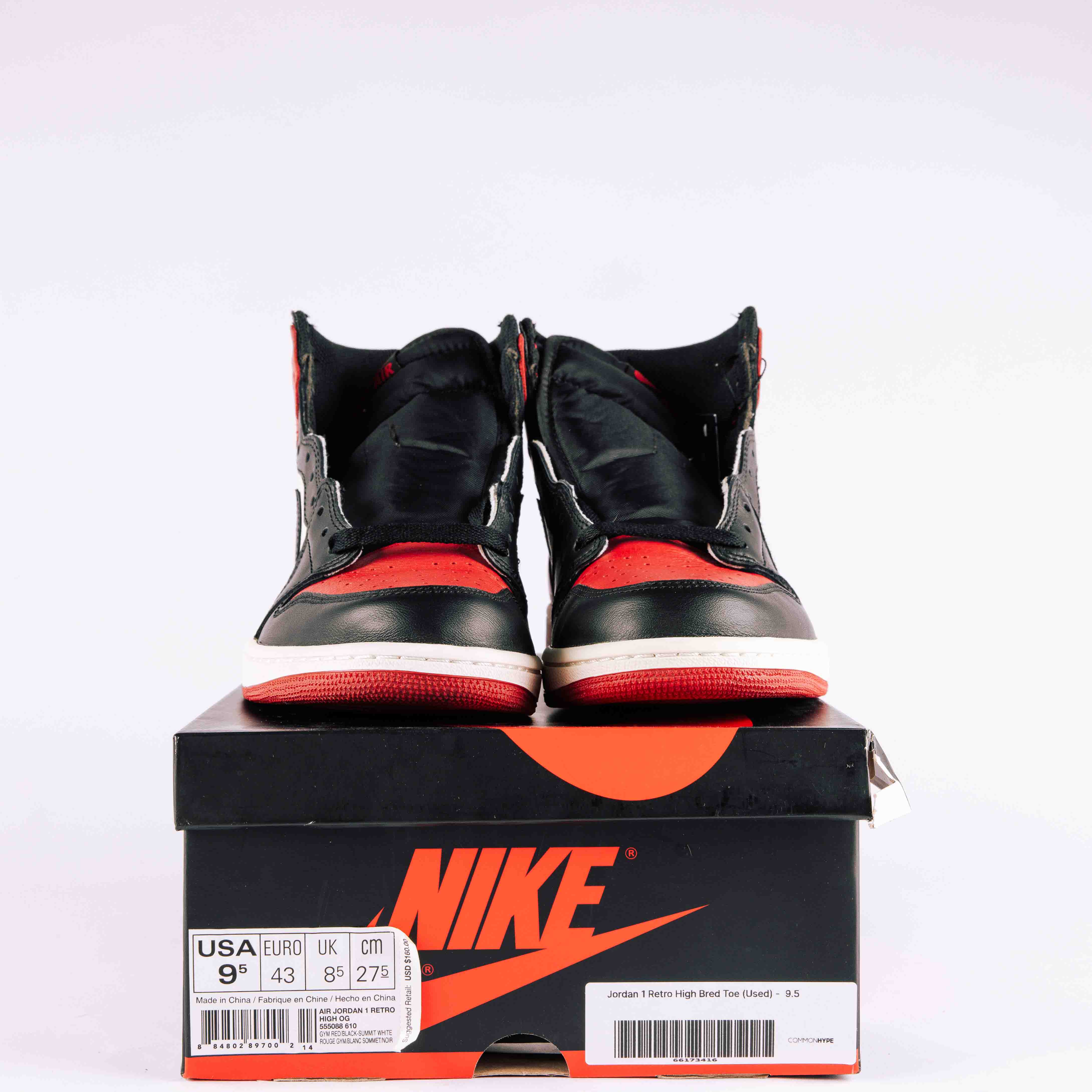 🔥$1 BANGER SNEAKER AUCTIONS🔥 - Jordan 1 Retro High Black Crimson