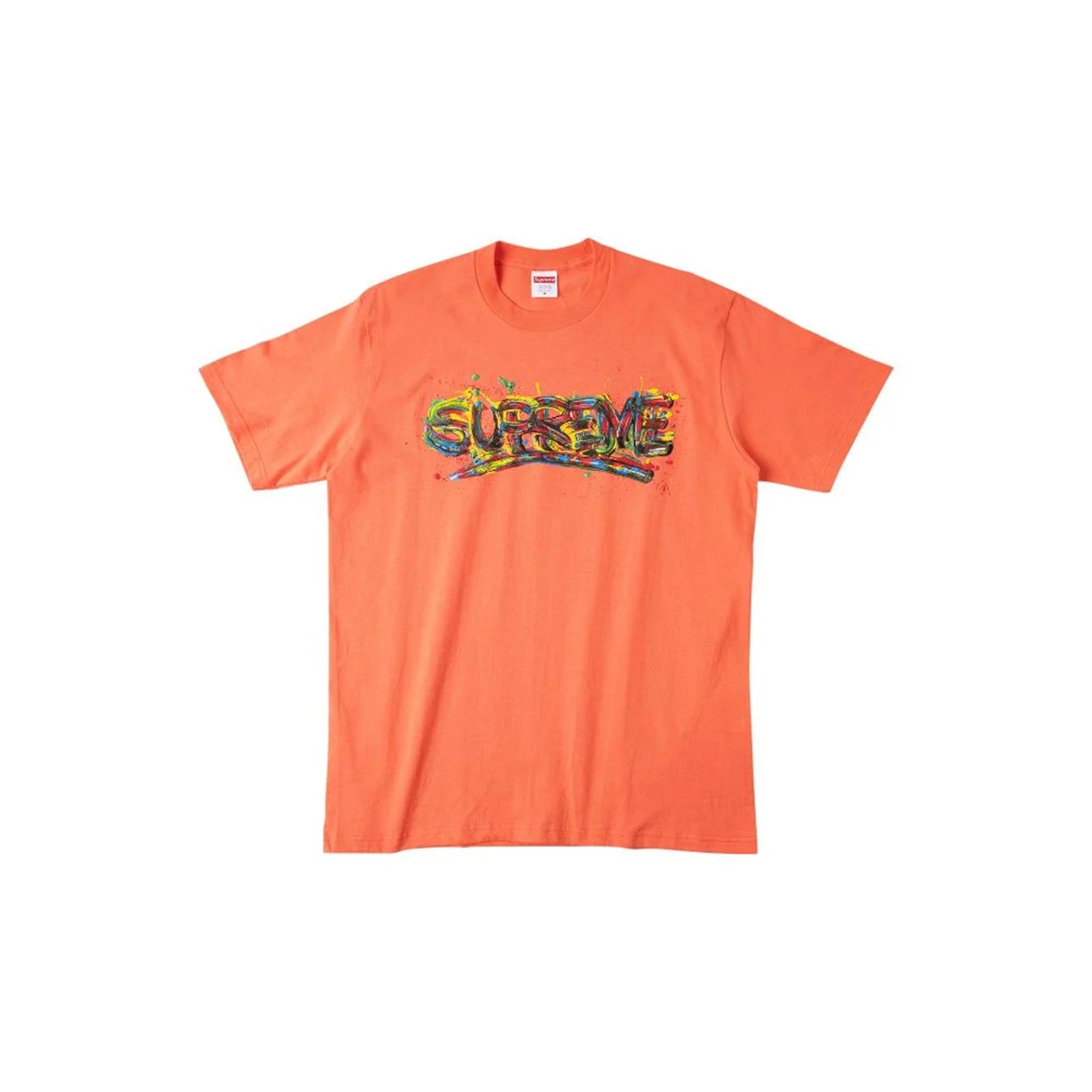 NTWRK Picks: Week in Review - Supreme Paint Logo Tee Neon Orange