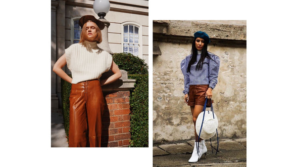 SKIIM-girls-styling-spring-outfits-and-leather-berets