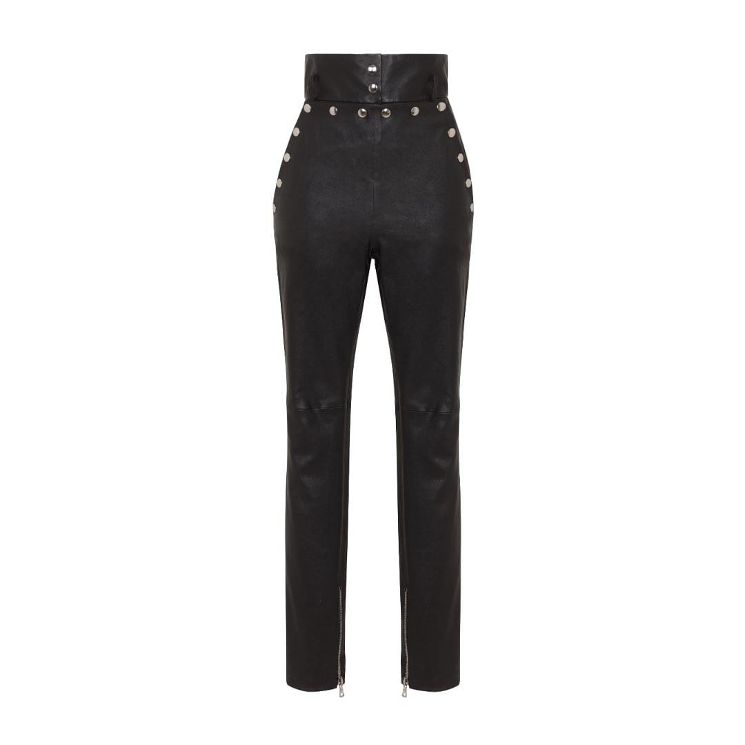 Trousers & Shorts - Buy leather high waist pant online