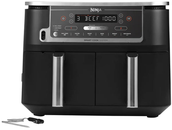 Ninja AG651UK Foodi MAX PRO Health Grill, Flat Plate & Air Fryer