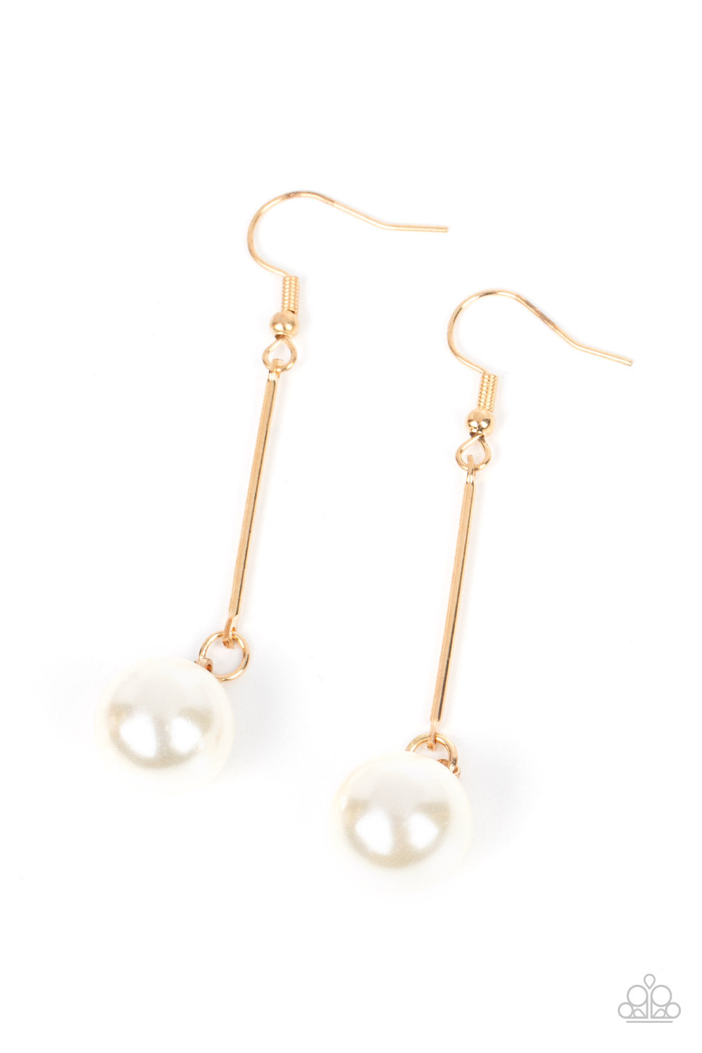 Pearl Redux - Gold Earrings