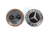 Mercedes-Benz Konepellin Merkki ; Täysmusta Seppele ; 57mm Lätkä