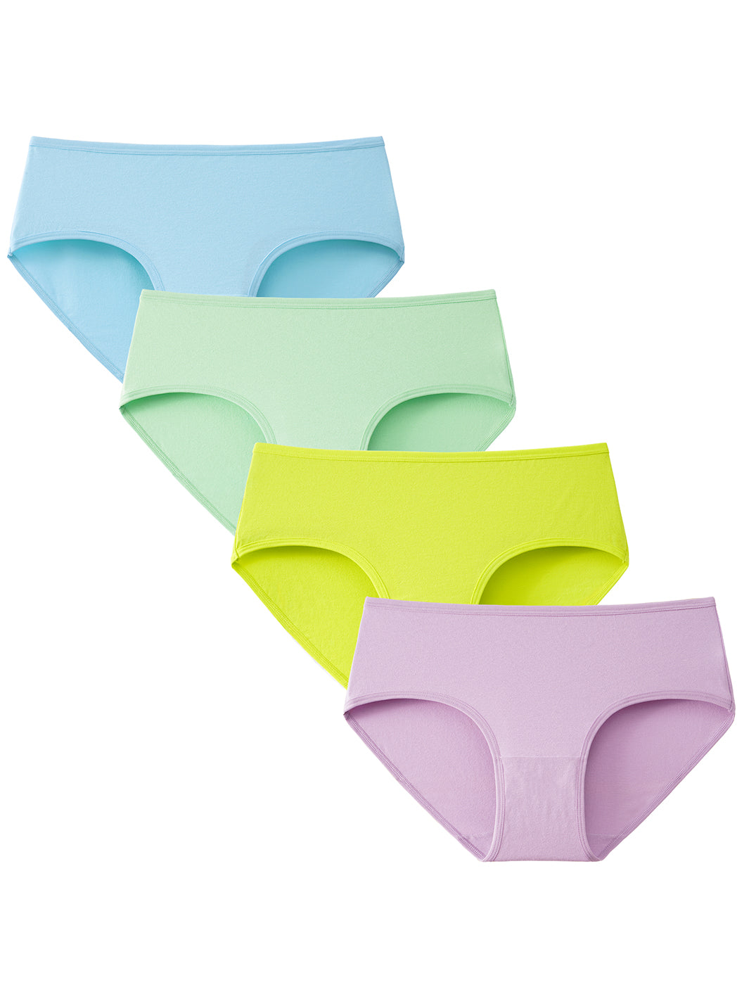 INNERSY Women's Mid Rise Tagless Plain Color Full Coverage Cotton Hipster Panties  6-Pack(Afterglow,X-Small : : Clothing, Shoes & Accessories