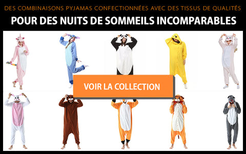 collections de pyjamas de style animalier fabriqués dans des tissus de qualité