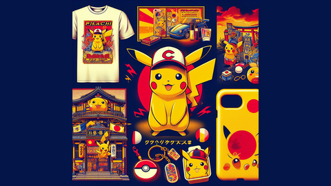 Pikachu édition limitée et produits de luxe