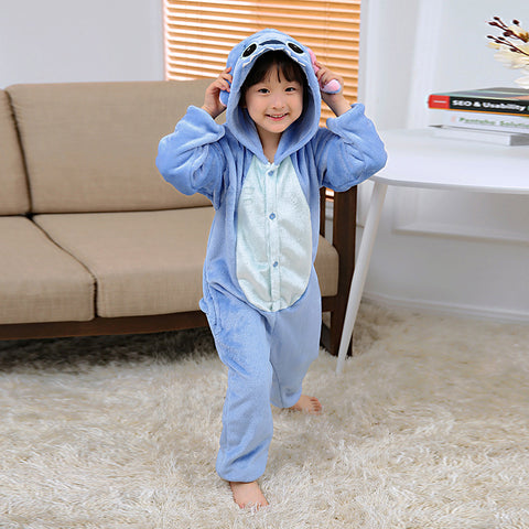 Pyjama enfant en peluche pour garçon fille