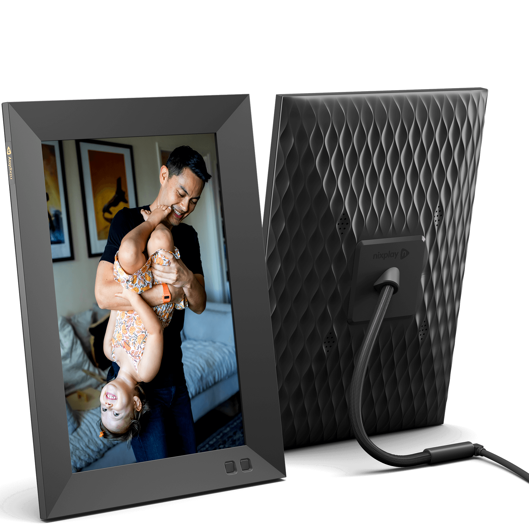 Nixplay Smart Photo Frame 10.1 inch  (Wi-Fi) W10F - HD / Black / 10.1