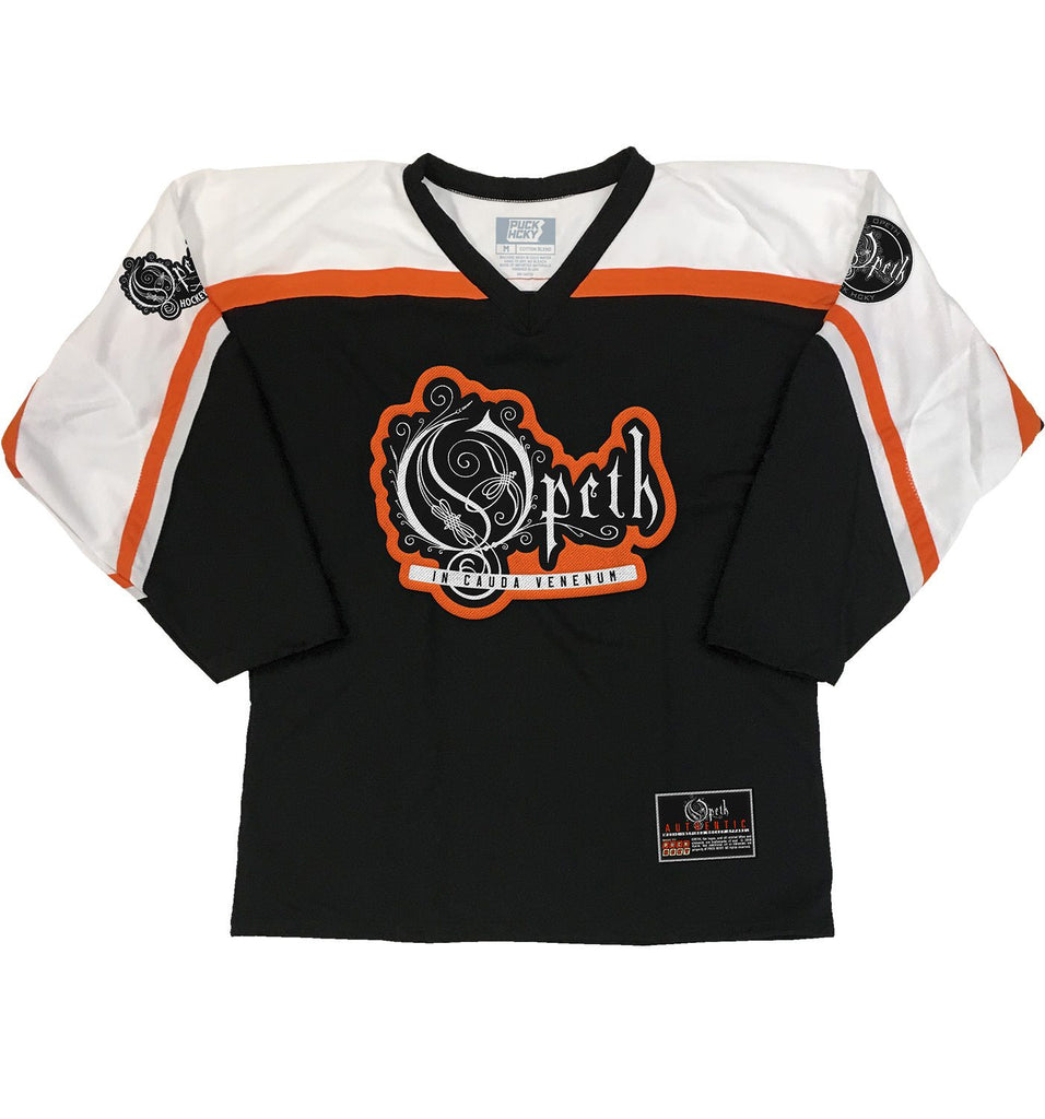 orange black and white jersey