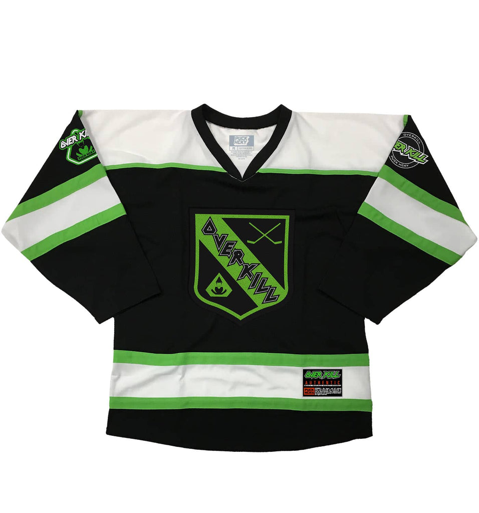 green hockey jersey