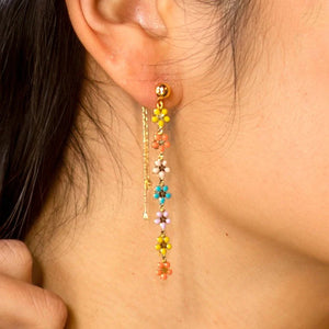 Burnett Layered Daisy Earrings - The Rare Pair