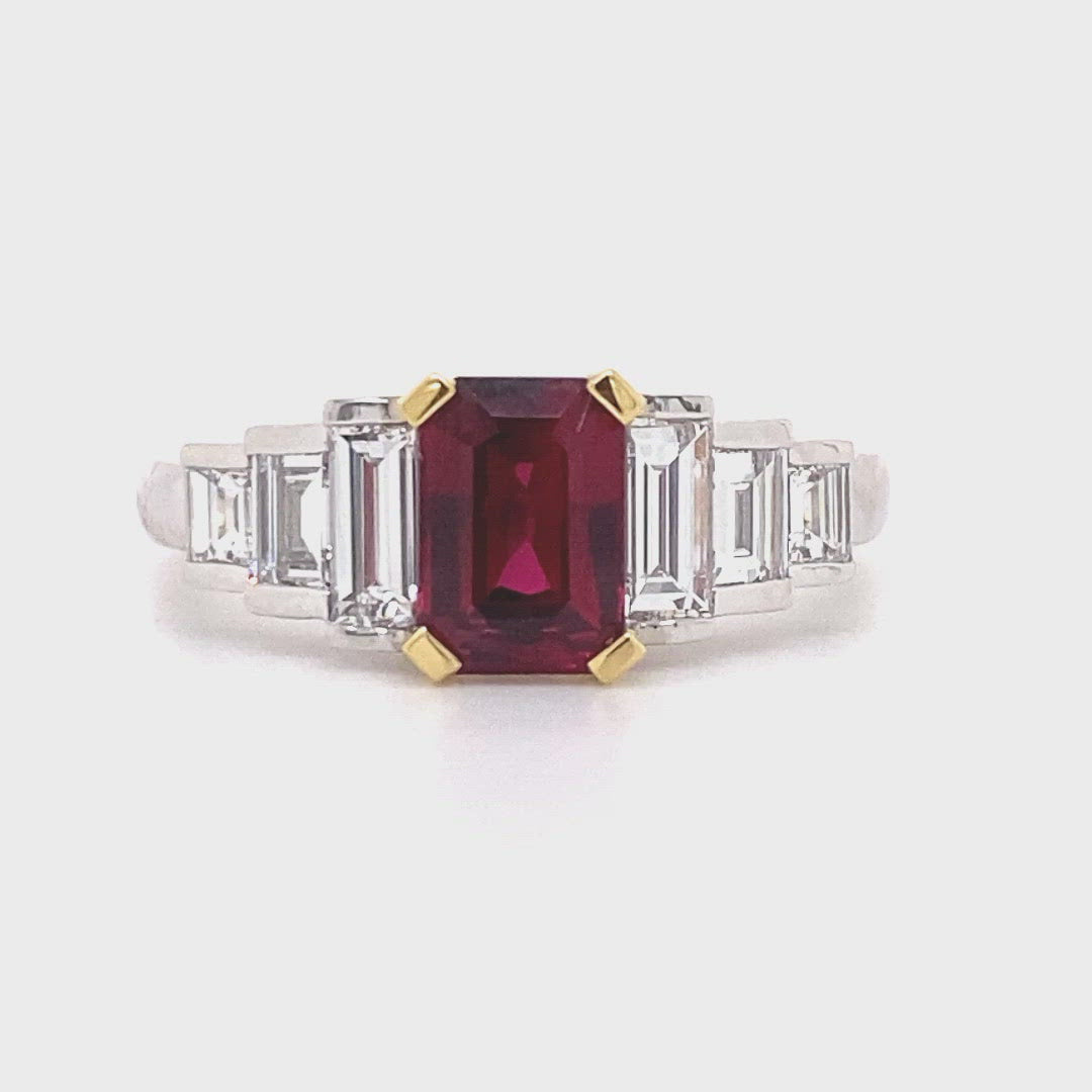 diamond cut ruby