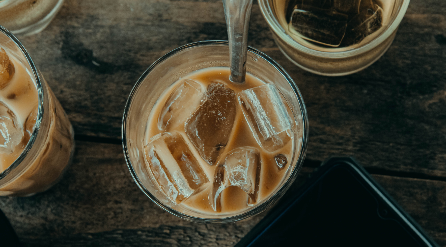Is iced coffee just coffee with ice?