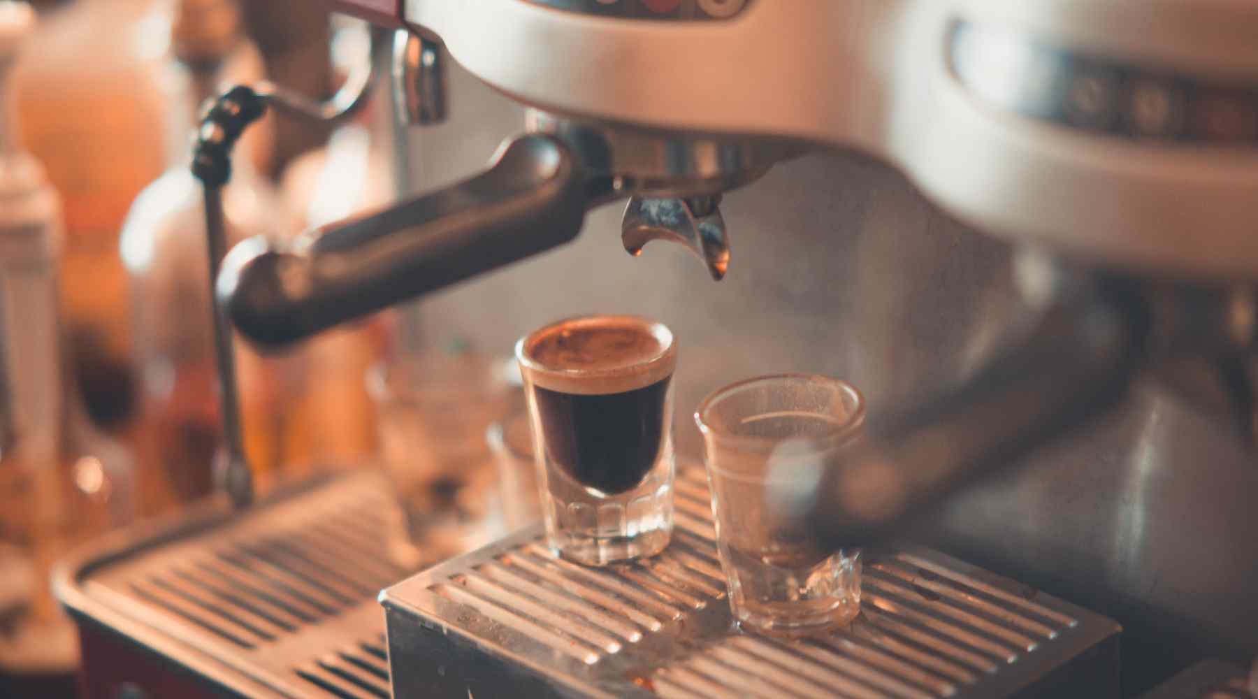 espresso coffee brewing