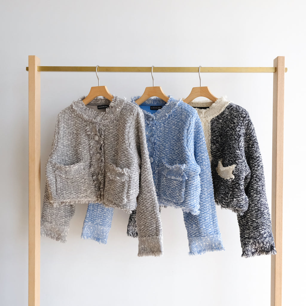 SeaRoomlynn　シールームリン　Shine Tweed Knitジャケット