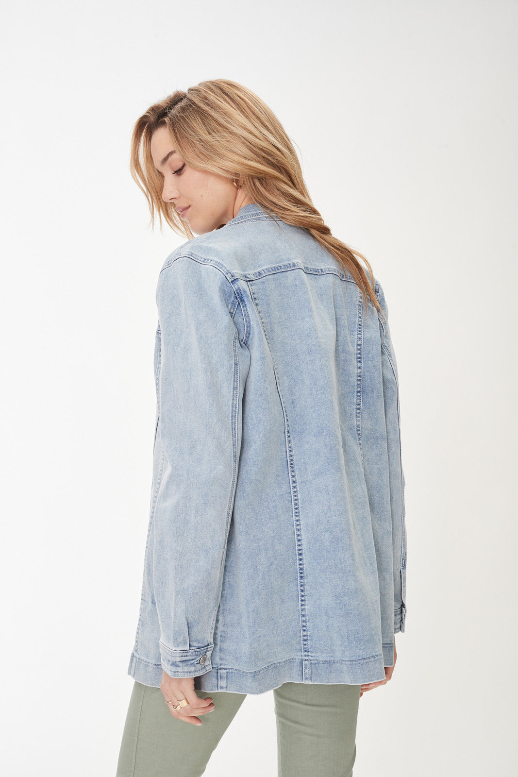 levi's longline denim jacket