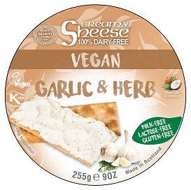 Sheese Vegan Cream Cheese Herb and Garlic 255g