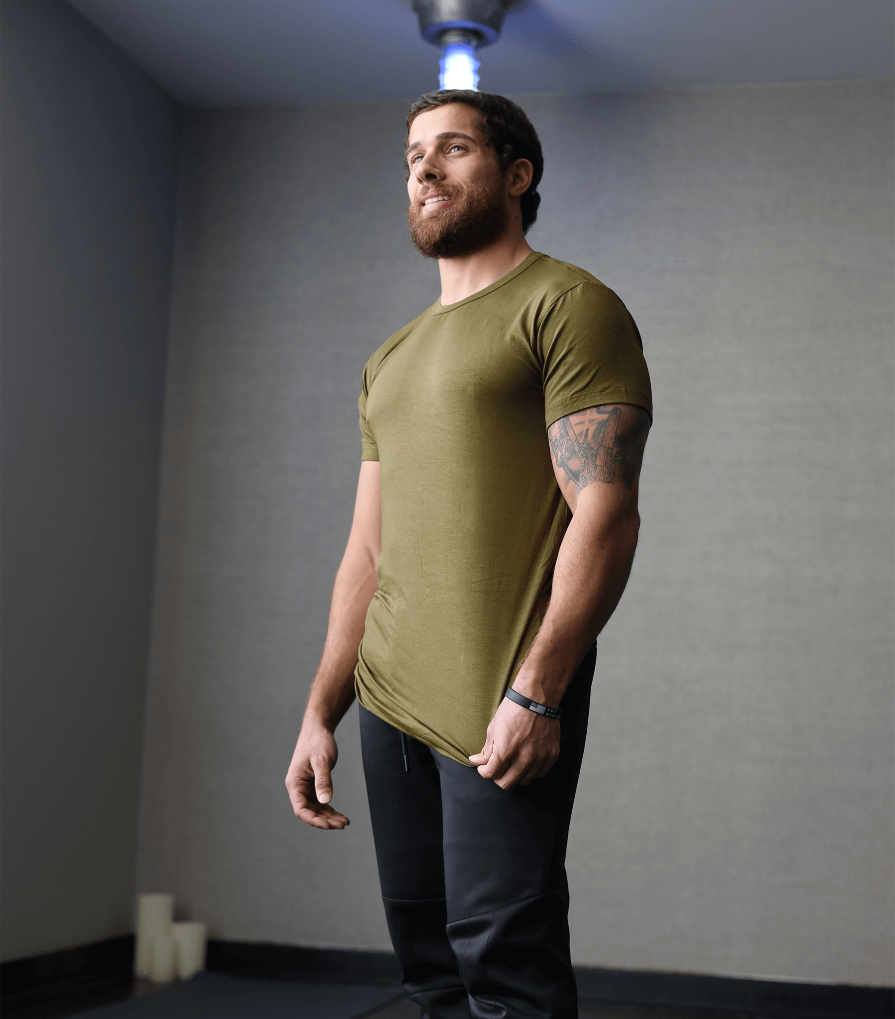 Bamboo Swift Curve-Hem Tee - Black – Bamtech