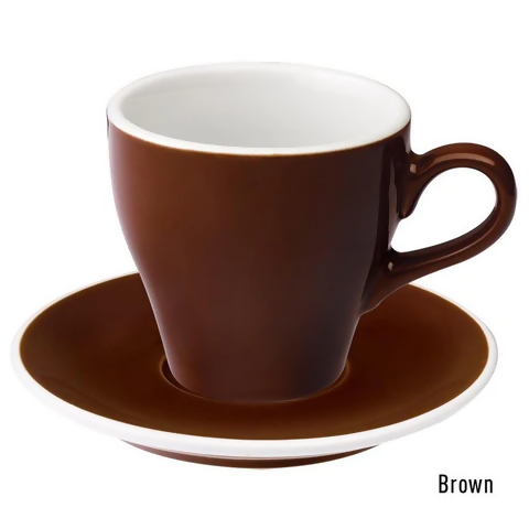 LOVERAMICS Brown Espresso Cups and Saucers Egg Style, 80ml (2.7 oz) (2 –  Laidrey