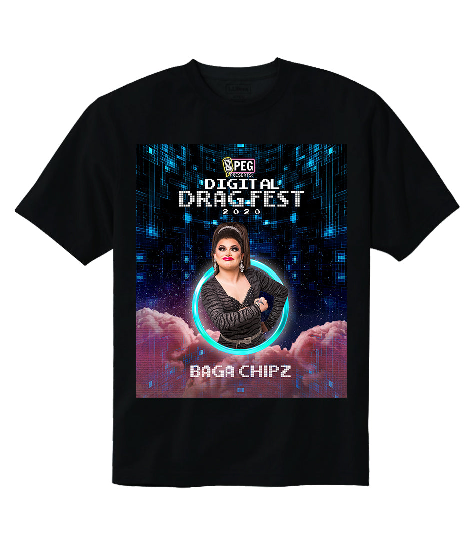 Baga Chipz- Digital Drag Fest 2020 T-shirt